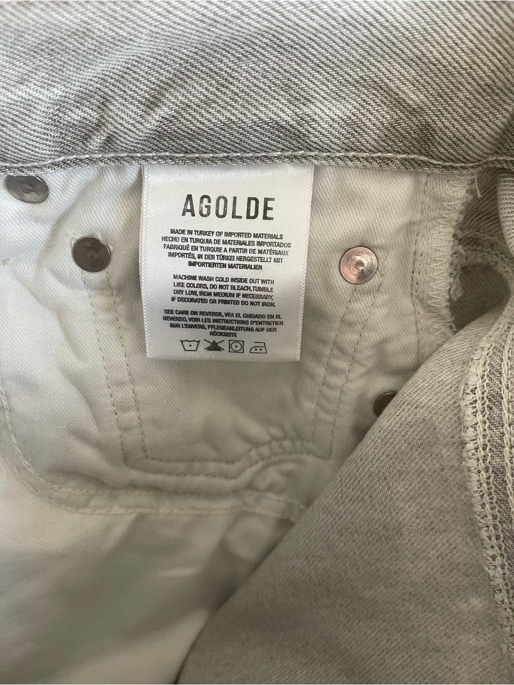 AGOLDE ($298) Criss-Cross Straight-Leg Jeans - Picture 9 of 10